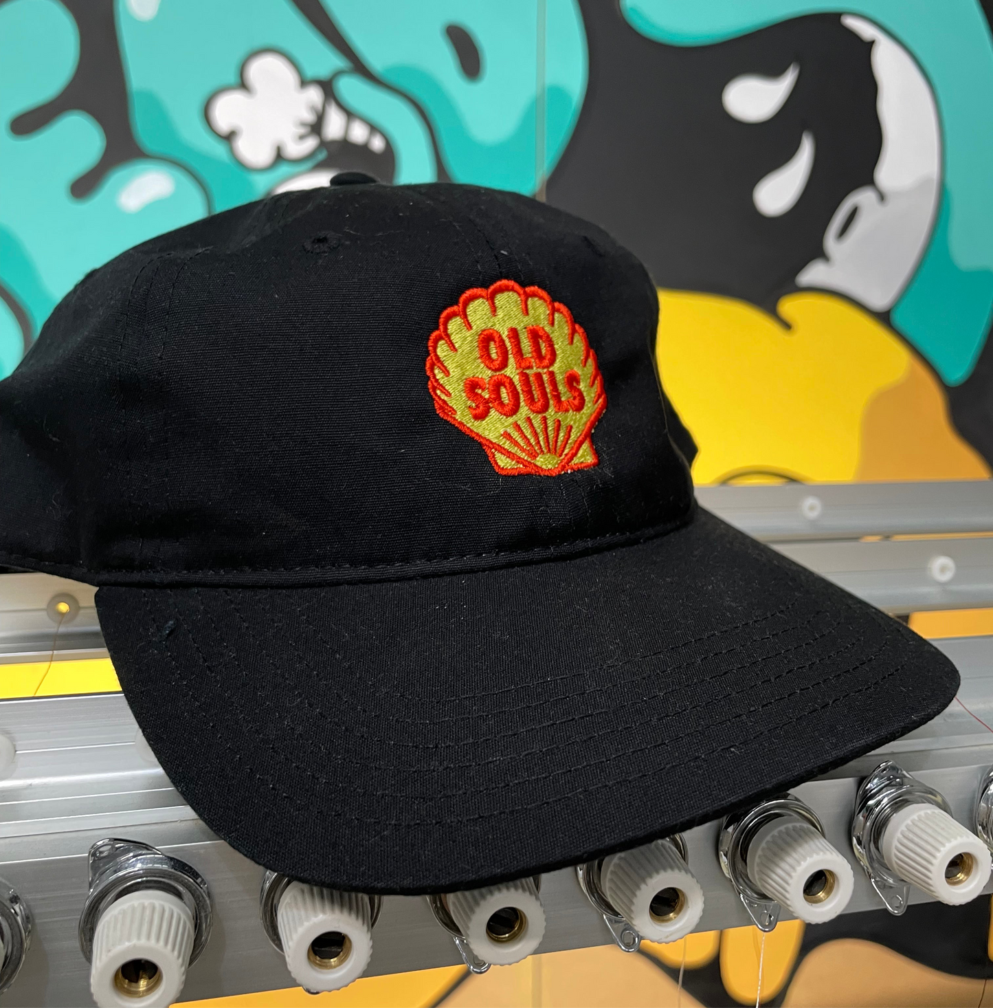 Fuel Station Dad Cap Black