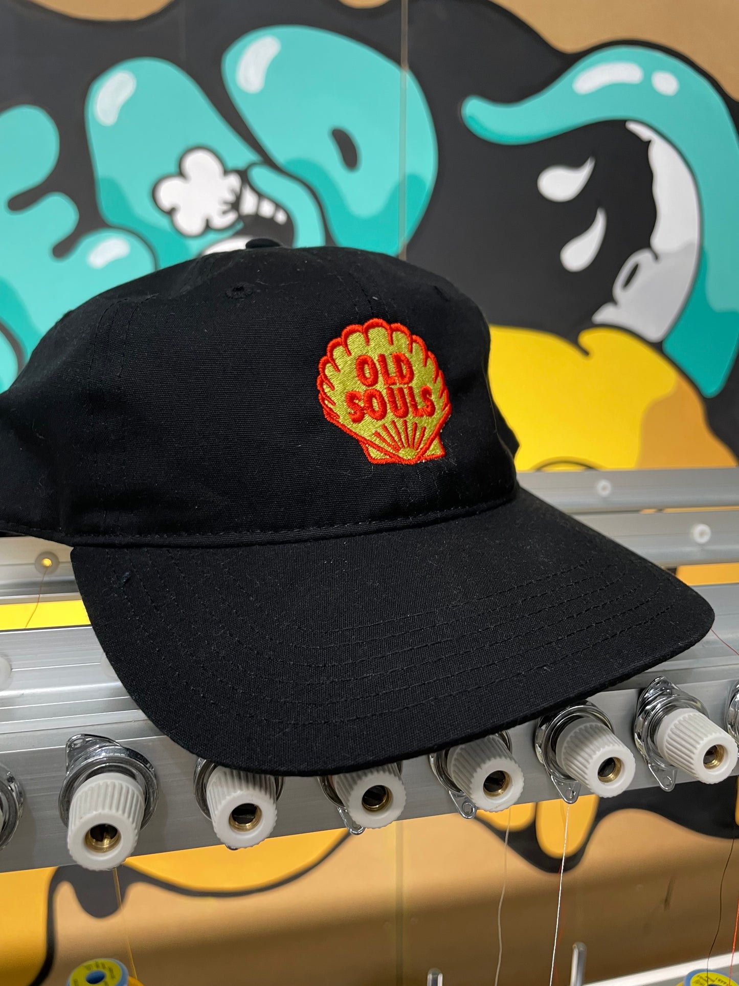 Fuel Station Dad Cap Black